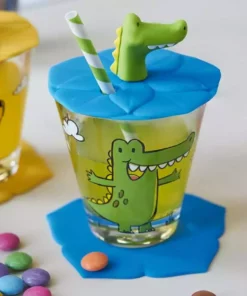 LEONARDO Kinder Trink - Set 9-tlg. Löwe / Krokodil / Elefant Bambini -Angebote Gläser & Karaffen Store 10541053 2 202102182236