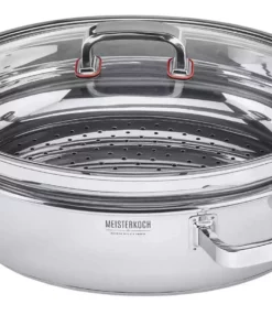 Meisterkoch Bräter mit Glasdeckel, 3-teilig FOCUS -Angebote Gläser & Karaffen Store 12531299 13 202010290741