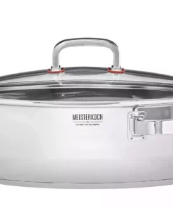 Meisterkoch Bräter mit Glasdeckel, 3-teilig FOCUS -Angebote Gläser & Karaffen Store 12531299 4 202010290741
