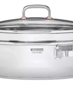 Meisterkoch Bräter mit Glasdeckel, 3-teilig FOCUS -Angebote Gläser & Karaffen Store 12531299 5 202010290741