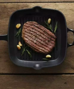 Meisterkoch Gusseisen- Grillpfanne OPUS