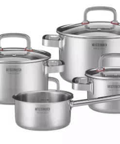 Meisterkoch Topfset, 4-teilig FOCUS -Angebote Gläser & Karaffen Store 12532336 10 202108021254
